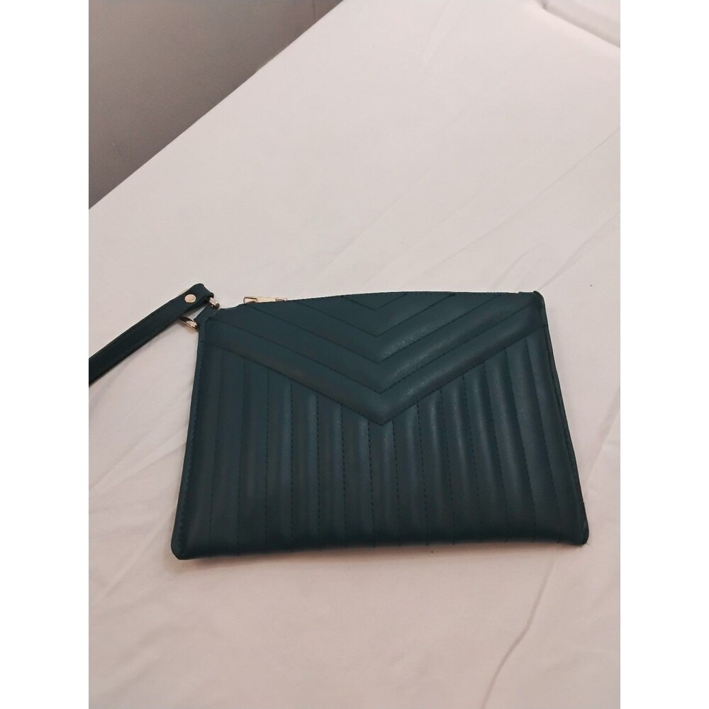 Women’s  Large Quilted Wristlet Zip Pouch Clutch - A New Day 9 X 6
